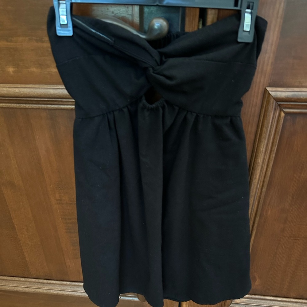 Strapless Black Dress